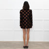 La Double J Black Bronze Floral Blazer Jacket