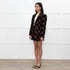 La Double J Black Bronze Floral Blazer Jacket