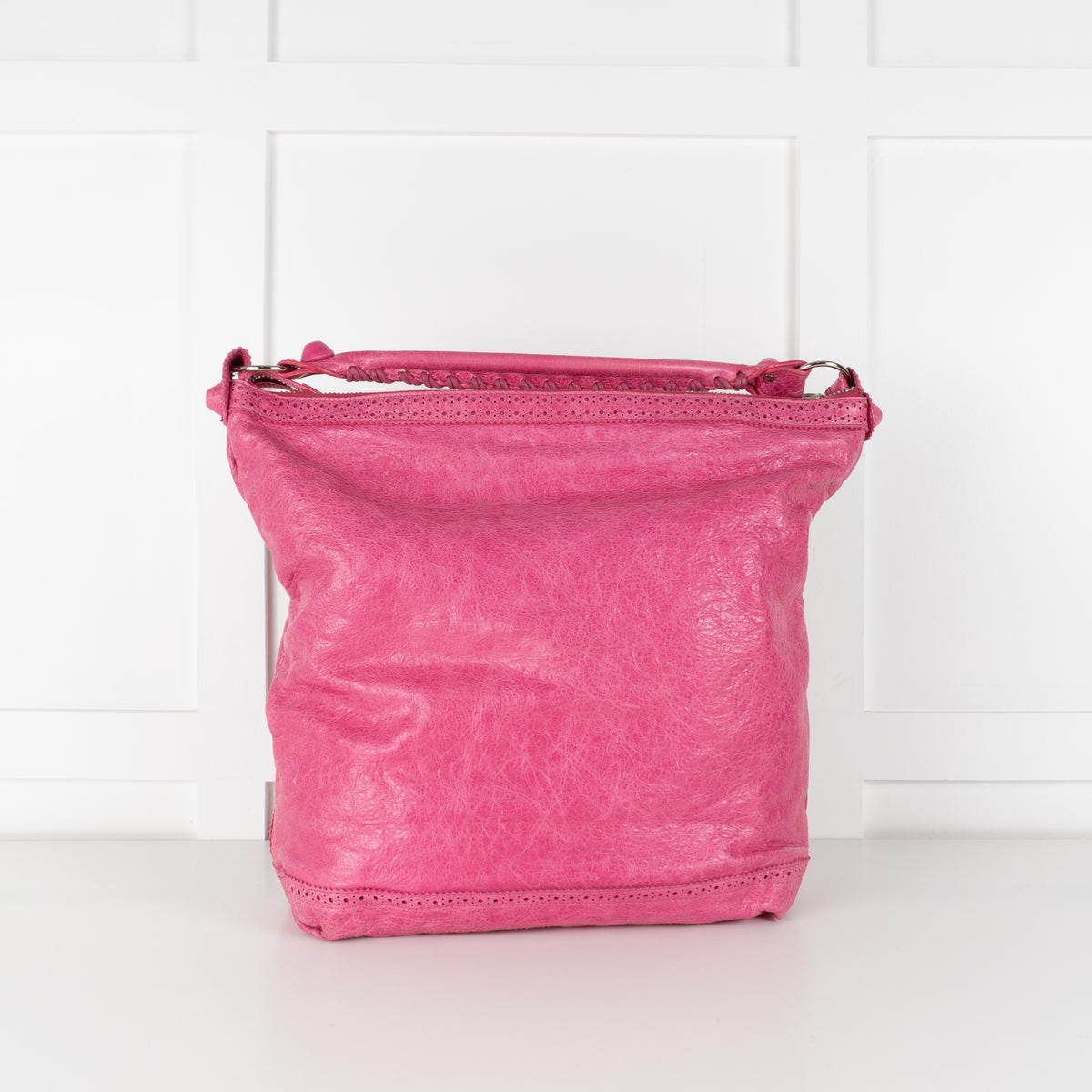 Balenciaga Pink Motocross Classic Shoulder Bag