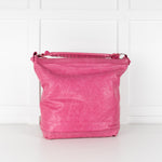Balenciaga Pink Motocross Classic Shoulder Bag