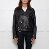 Bimba Y Lola Black Leather Biker Jacket