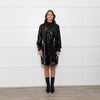 Acheval Black Sequin Oversized Tunic Dress