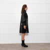 Acheval Black Sequin Oversized Tunic Dress