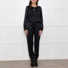 Ridley Black Silk Elasticated Waist Jumpsuit