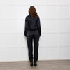 Ridley Black Silk Elasticated Waist Jumpsuit