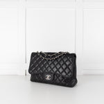 Chanel Jumbo Black Caviar Single Flap Bag