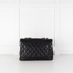 Chanel Jumbo Black Caviar Single Flap Bag