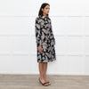 La Double J Black Lilac Gold Jacquard Coat