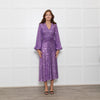 Rotate Birger Christensen Dewberry Sequin Long Sleeve Dress