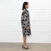 La Double J Black Lilac Gold Jacquard Coat