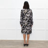 La Double J Black Lilac Gold Jacquard Coat