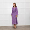 Rotate Birger Christensen Dewberry Sequin Long Sleeve Dress