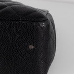 Chanel Jumbo Black Caviar Single Flap Bag