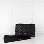 Chanel Jumbo Black Caviar Single Flap Bag