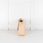 Chanel Beige Jumbo Single Flap Caviar Bag