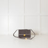 DeMellier Paris Grey Suede Shoulder Bag
