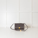 DeMellier Paris Grey Suede Shoulder Bag