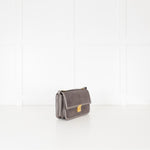 DeMellier Paris Grey Suede Shoulder Bag