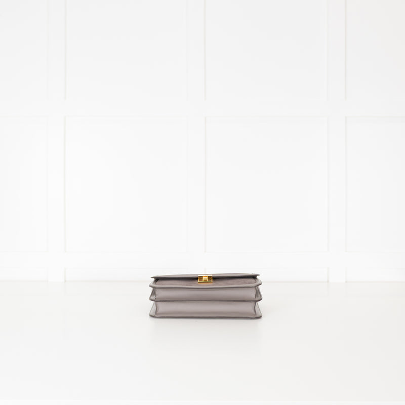 DeMellier Paris Grey Suede Shoulder Bag