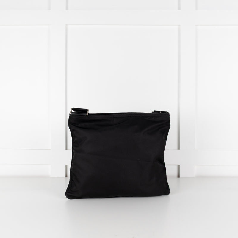 Prada Black Re-Nylon Nylon Crossbody Bag.