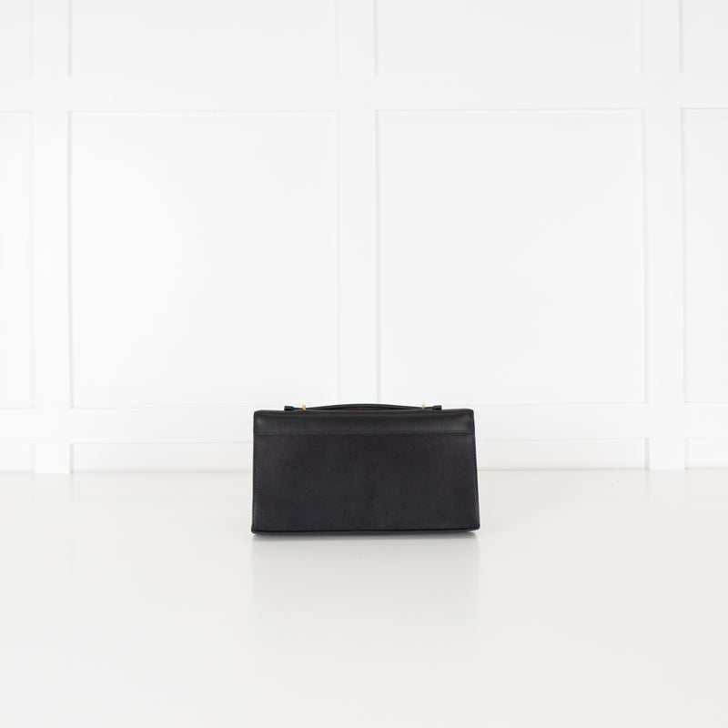 DeMellier Black Leather Vancouver Clutch