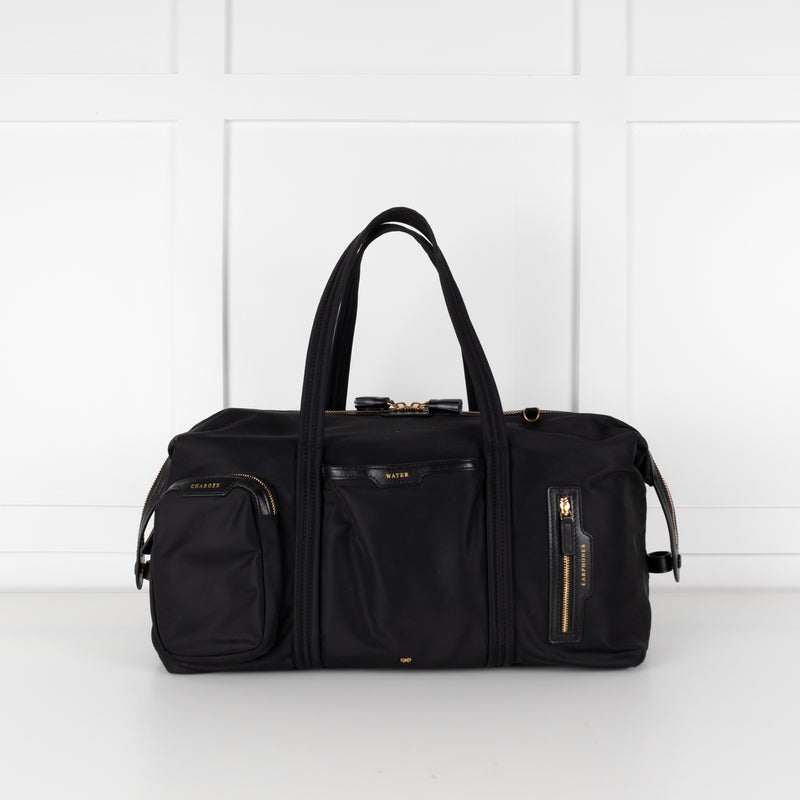 Anya Hindmarch Black Inflight Bag