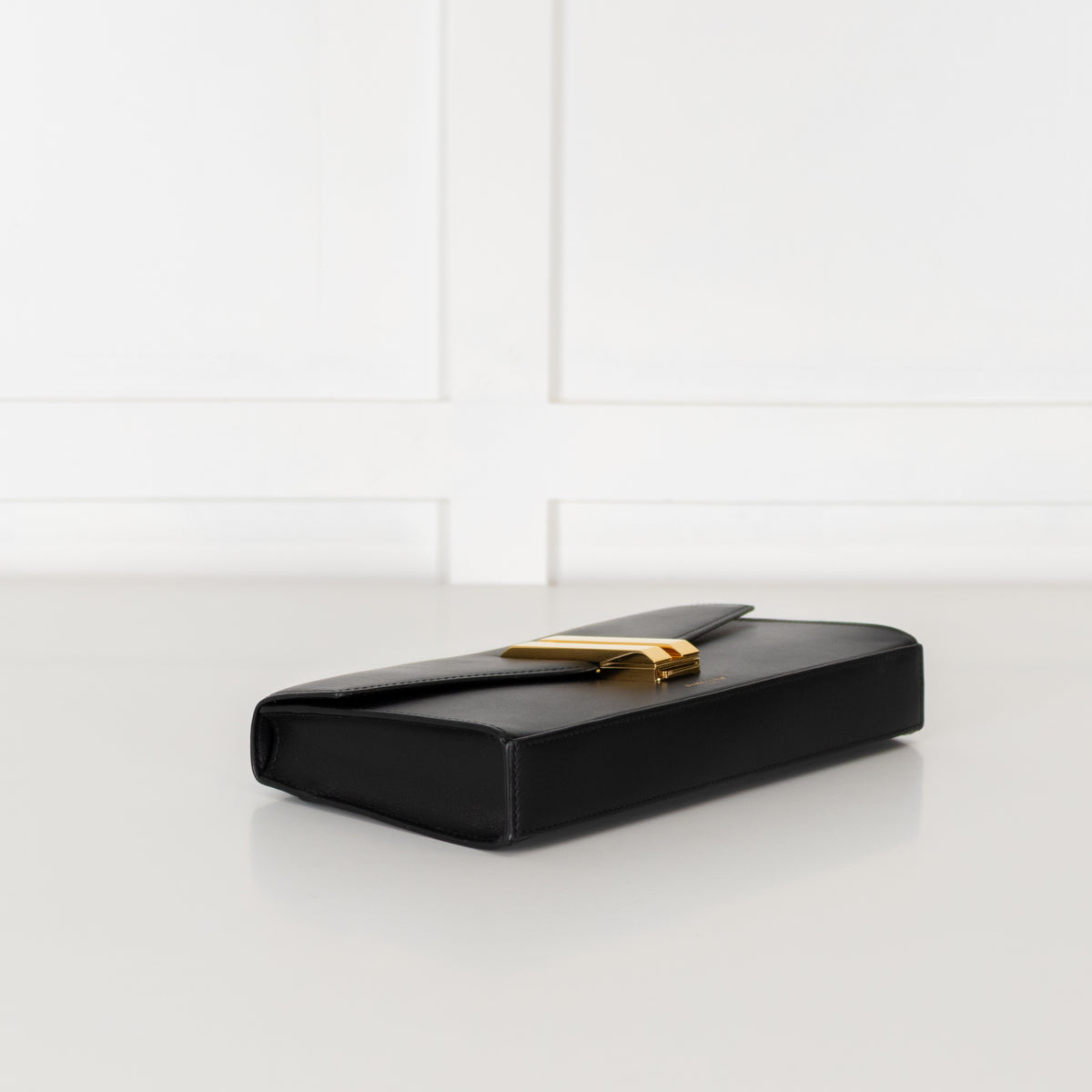 DeMellier Black Leather Vancouver Clutch