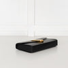 DeMellier Black Leather Vancouver Clutch