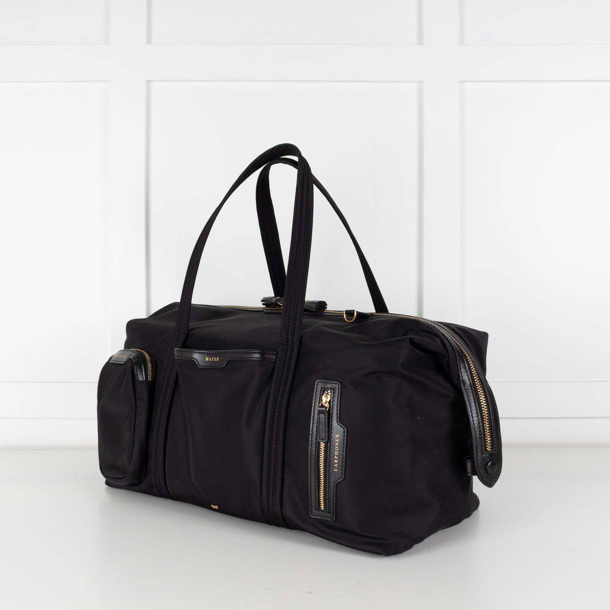 Anya Hindmarch Black Inflight Bag