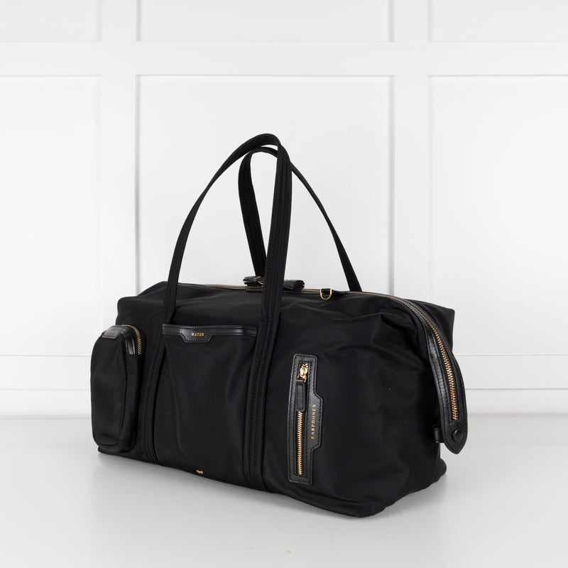 Anya Hindmarch Black Inflight Bag