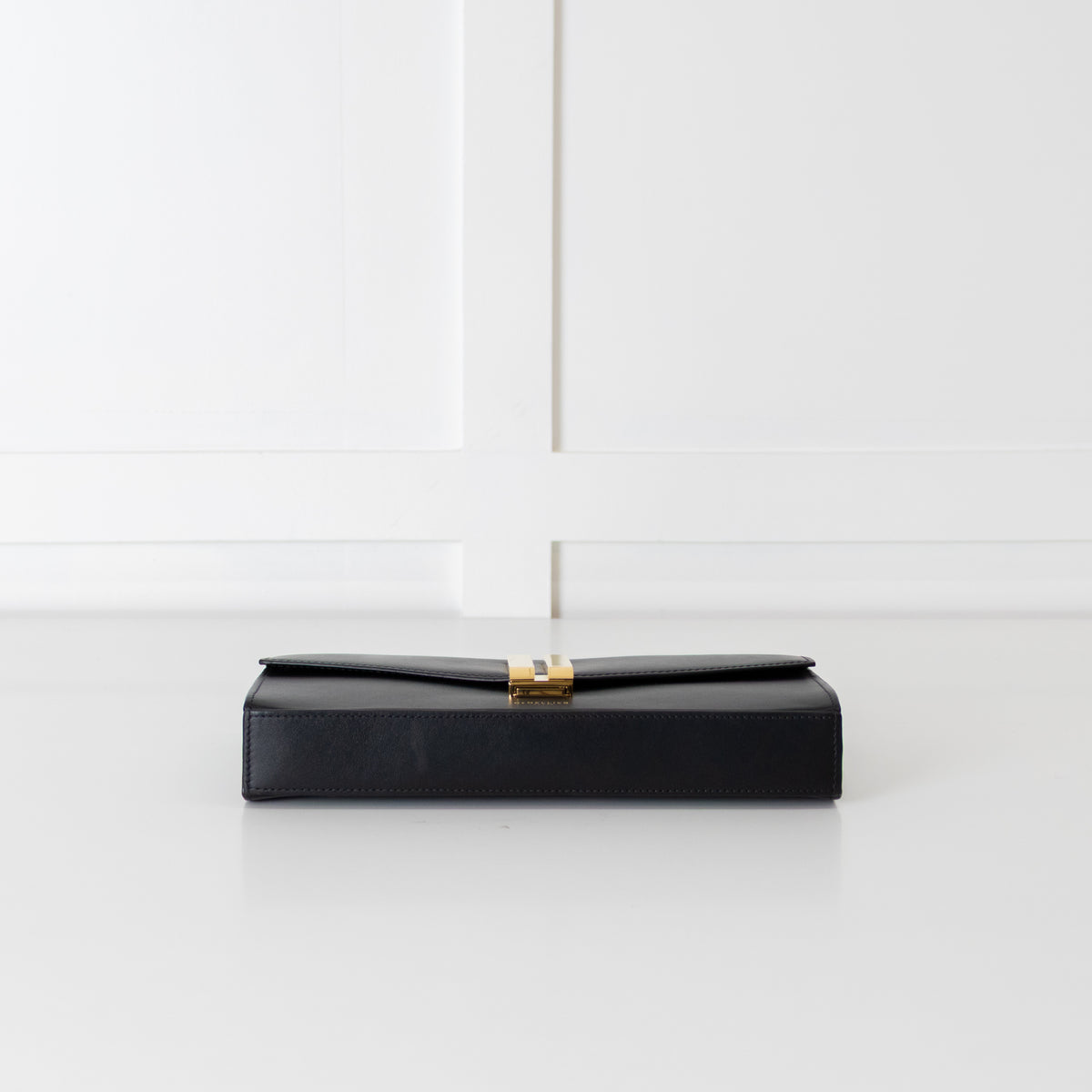 DeMellier Black Leather Vancouver Clutch