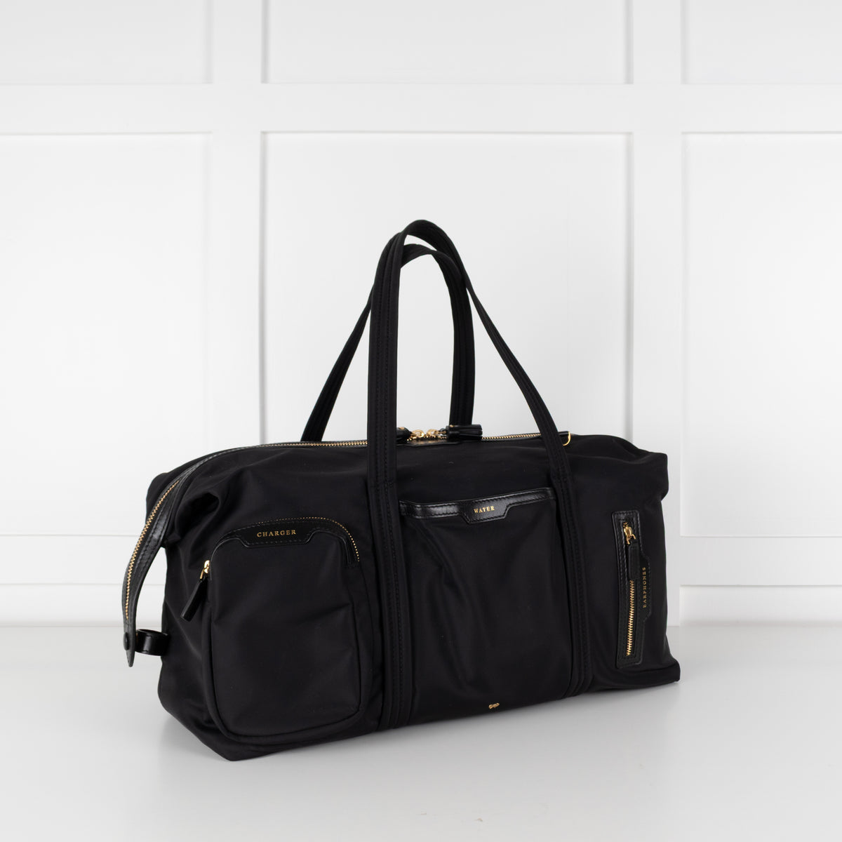 Anya Hindmarch Black Inflight Bag