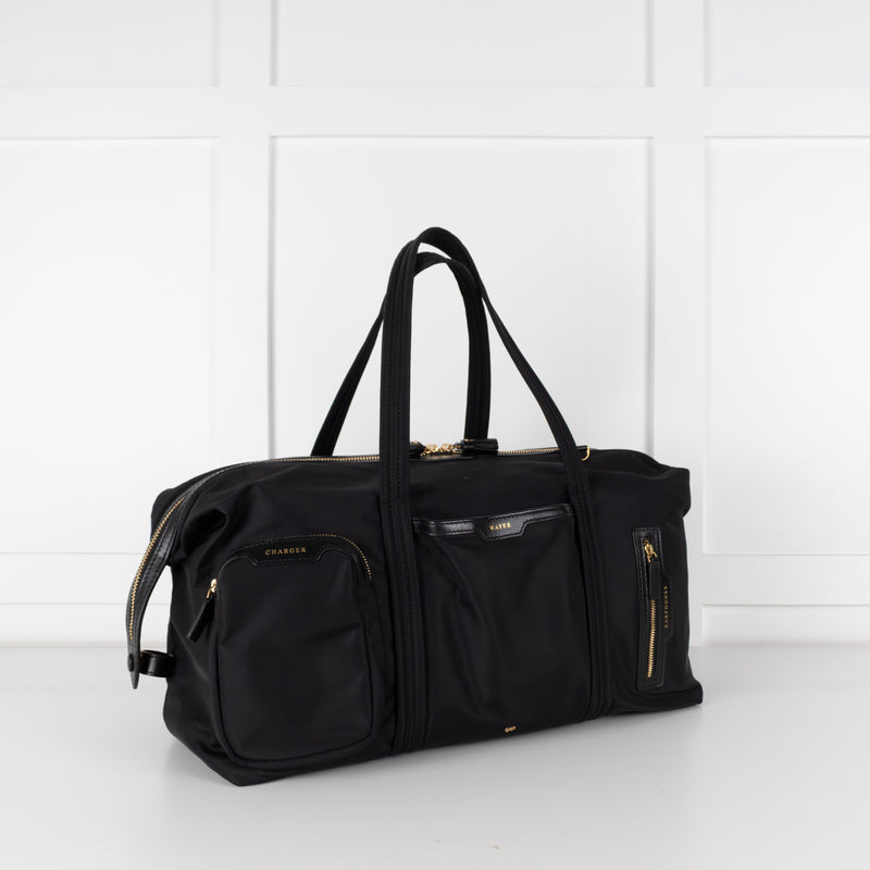 Anya Hindmarch Black Inflight Bag