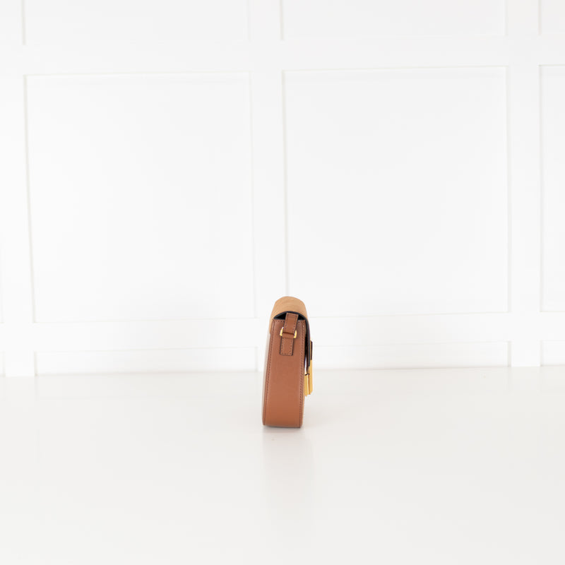 DeMellier Vancouver Small Brown Suede  Crossbody