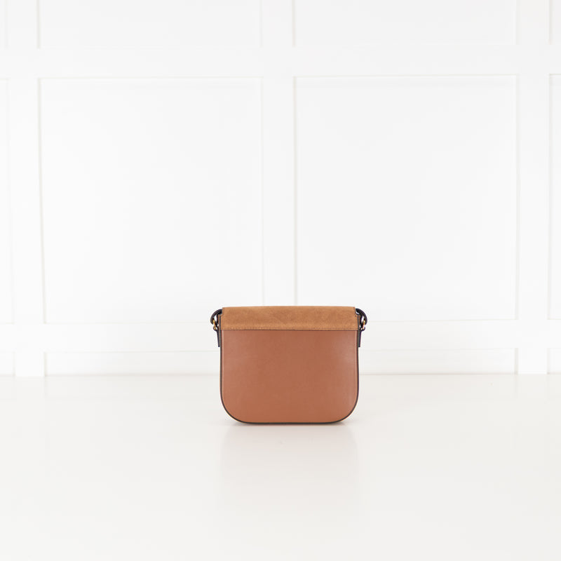 DeMellier Vancouver Small Brown Suede  Crossbody