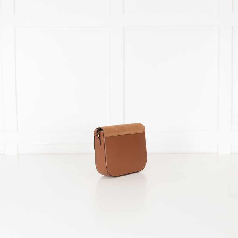 DeMellier Vancouver Small Brown Suede  Crossbody