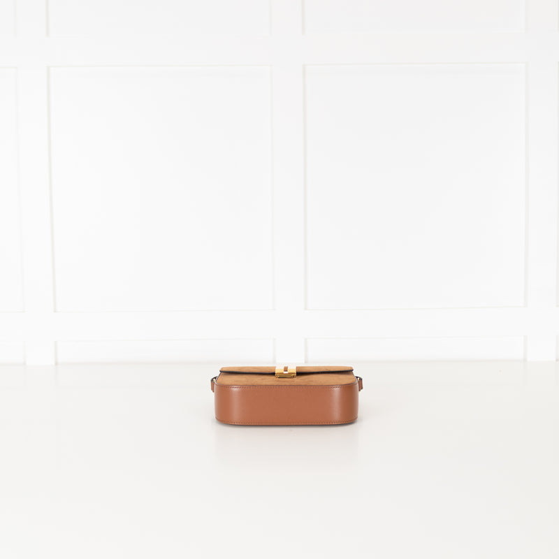 DeMellier Vancouver Small Brown Suede  Crossbody