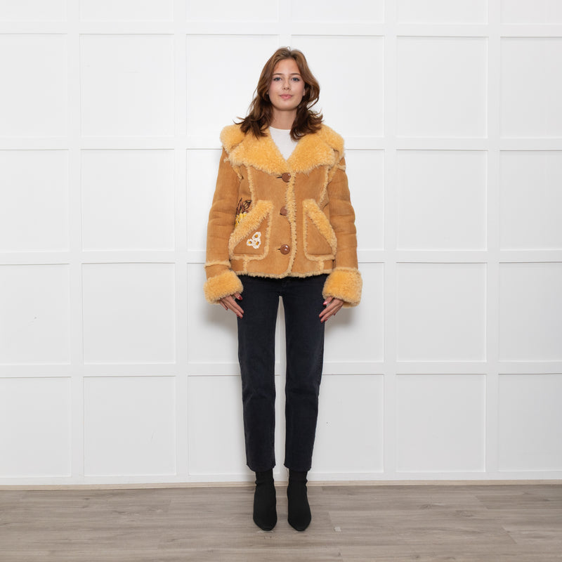 Coach 1941 Eagle Raggedy Shearling Jacket