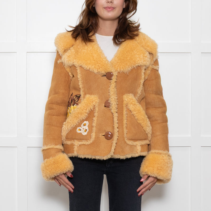 Coach 1941 Eagle Raggedy Shearling Jacket