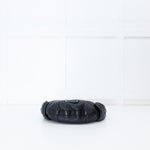 Salvatore Ferragamo Black Grainy Leather Hobo Shoulder Bag