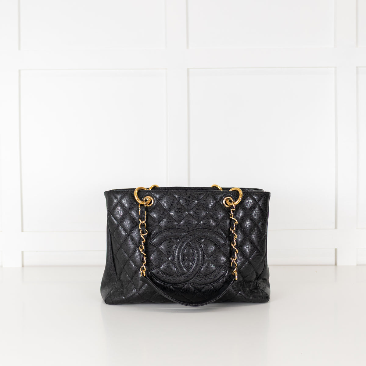 Chanel Black Caviar GST Tote Bag