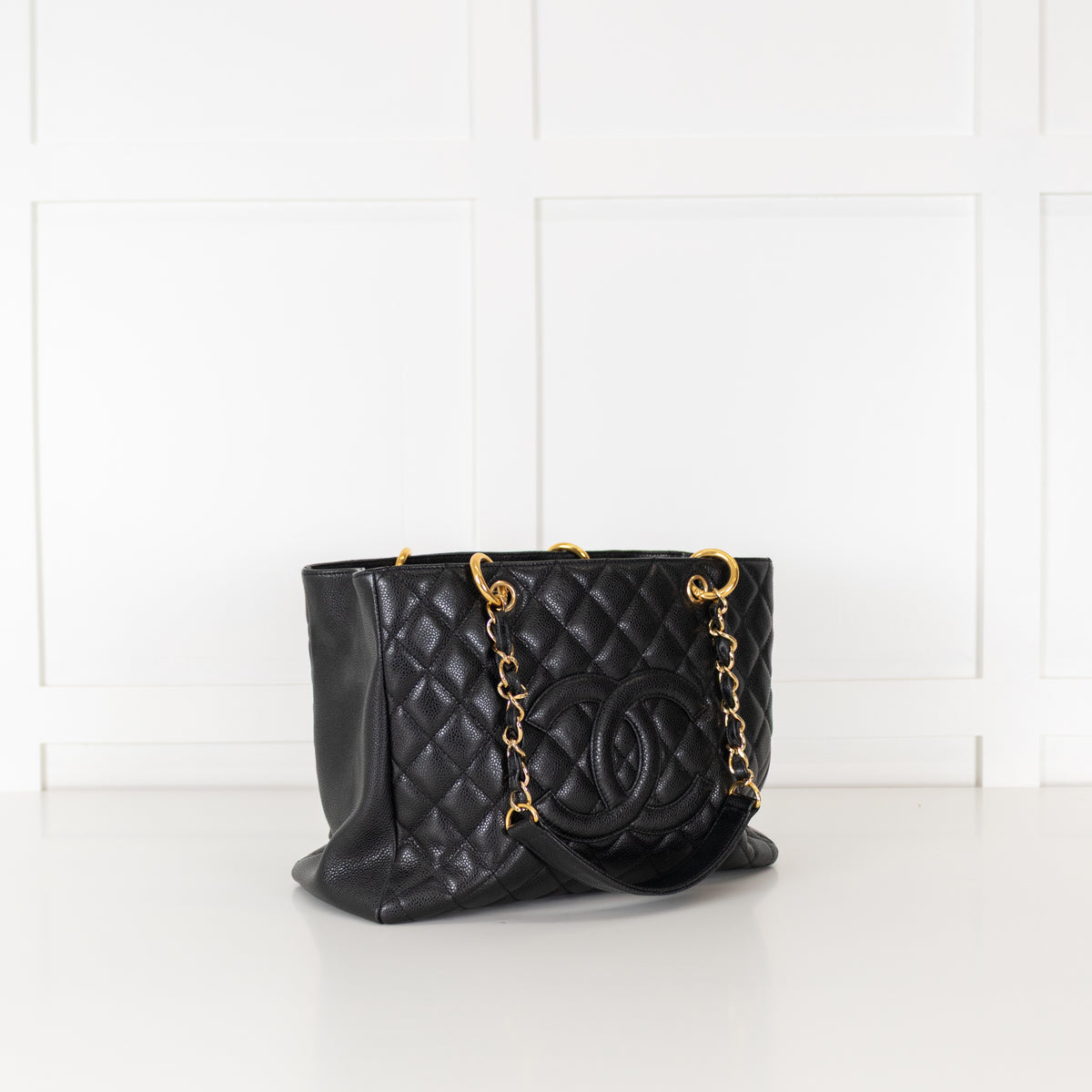 Chanel Black Caviar GST Tote Bag
