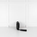 Anya Hindmarch Black Woven Leather Clutch