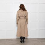 Burberry Extra Long Beige Trench Coat with Belt