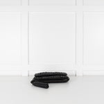 Anya Hindmarch Black Woven Leather Clutch