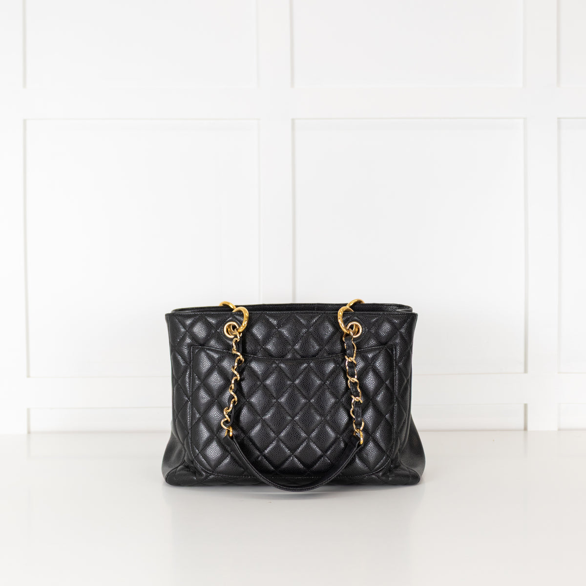 Chanel Black Caviar GST Tote Bag