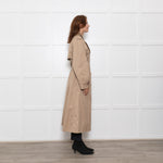 Burberry Extra Long Beige Trench Coat with Belt