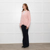 Tibi Pale Pink Wool Blend Cardigan