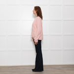 Tibi Pale Pink Wool Blend Cardigan