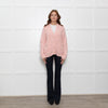 Tibi Pale Pink Wool Blend Cardigan